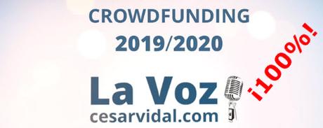 El programa La Voz de César Vidal alcanza el 100% del crowdfunding necesario para la nueva temporada 2019-2020