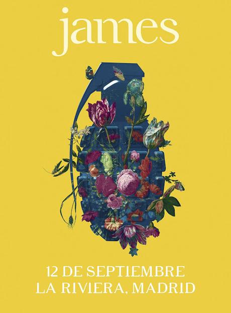 Concierto de James el 12 de septiembre en La Riviera madrileña