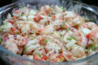 Ensalada de Camarones y Ají Ensalada de Camarones y Ají