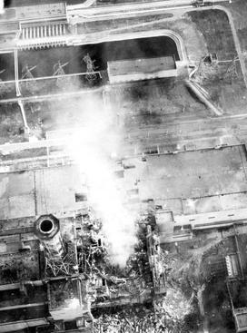 Chernobyl, explosión del reactor número 4.