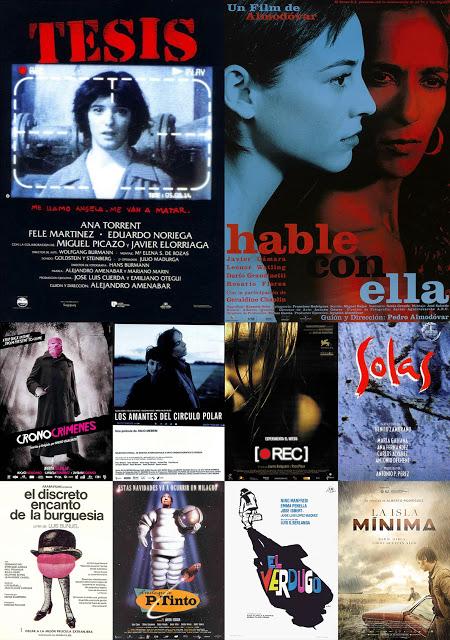 Top Ten películas Españolas