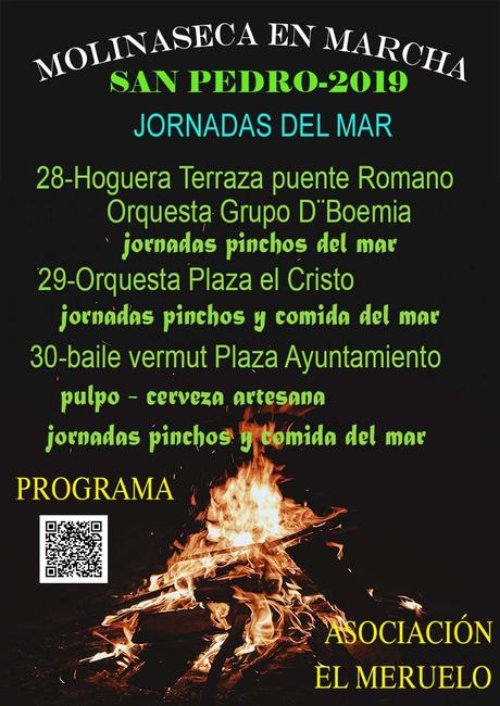Molinaseca celebra la festividad de San Pedro con Jornadas del mar, música y hoguera Molinaseca celebra la festividad de San Pedro con Jornadas del mar, música y hoguera