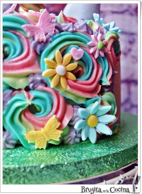 Tarta unicornio - Olga cumple 3 Tarta unicornio - Olga cumple 3