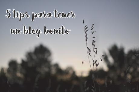 5 Tips para tener un blog bonito ❤