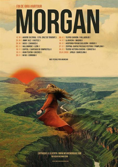 Fin de gira de Morgan con 13 conciertos en salas en otoño