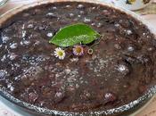 Clafoutis cerezas cacao, vegetariano, gluten azúcar