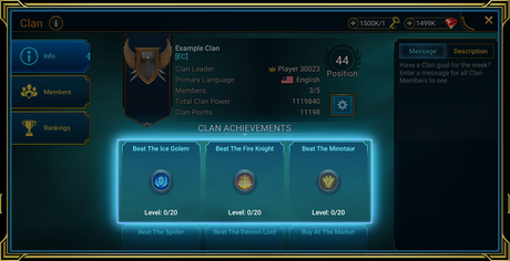 RAID: Shadow Legends Clanes