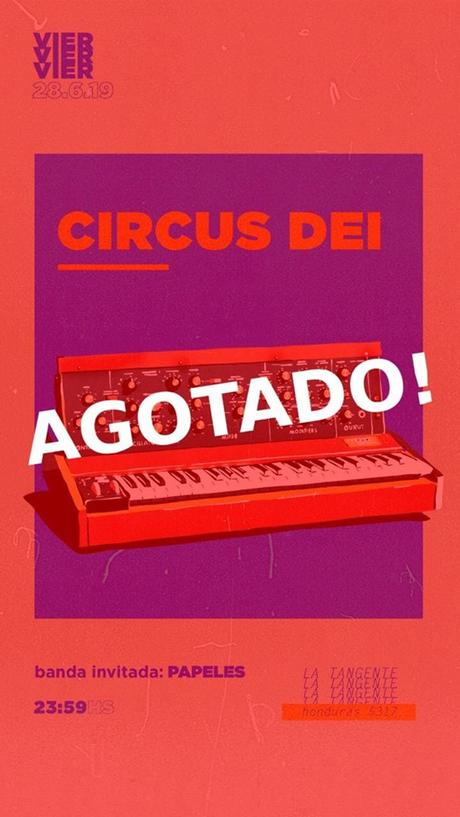 Hoy: Circus Dei en La Tangente (Entradas Agotadas)