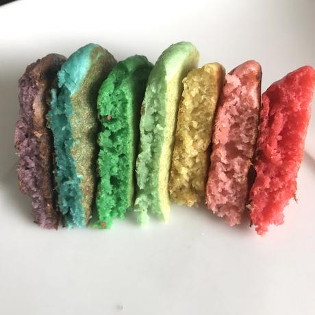 Rainbow pancakes