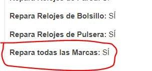 Servicio Técnico oficial relojes Officina del Tempo