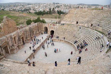 Vista del Teatro Sur. Jerash Viajes_Abuelohara_Jordania