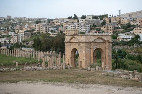 Tetrapylum en la ciudad de Jerash Viajes_Abuelohara_Jordania