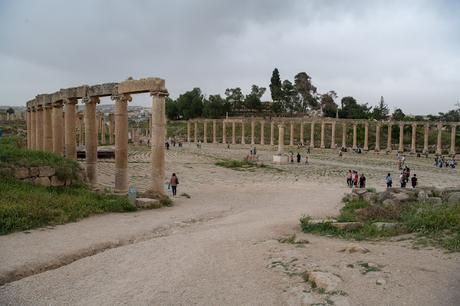 La plaza Oval de Jerash. Viajes_Abuelohara_Jordania