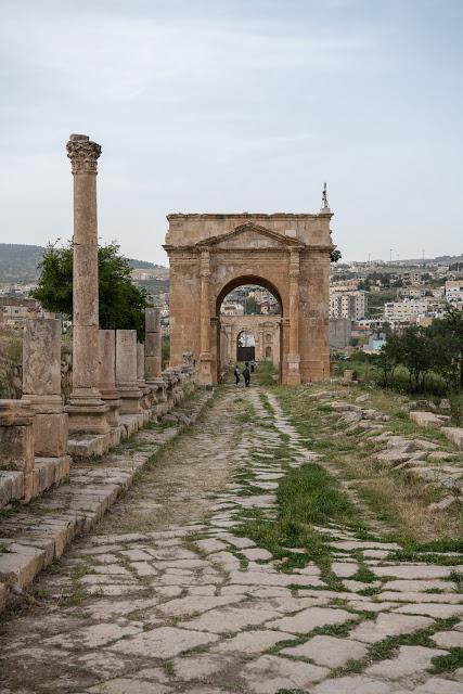 Tetrapylum en el cruce de dos avenidas. Jerash Viajes_Abuelohara_Jordania