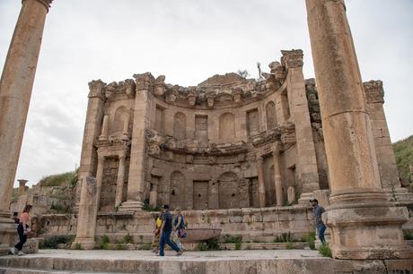 El Ninfeo. Fuente ornamental en Jerash. Jordania Viajes_Abuelohara_Jordania