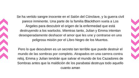 Reseña #173 'Cazadores de sombras, Renacimiento III: La reina del aire y la oscuridad'