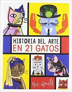 «Historia del arte en 21 gatos» de Diana Vowles, Jocelyn Norbury y Nia Gould