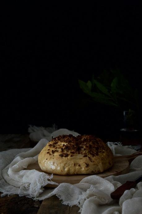 Pan de cebolla de Daniel Jordá #Asaltablogs {sin amasado} Pan de cebolla de Daniel Jordá #Asaltablogs {sin amasado}