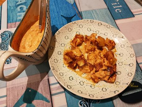 Papas con salsa Joppie Papas con salsa Joppie