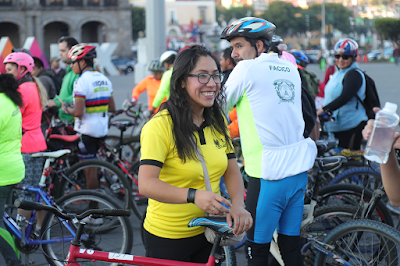 INVITAN A DISFRUTAR DE LA CAPITAL MEXIQUENSE EN RODADA CICLISTA NOCTURNA