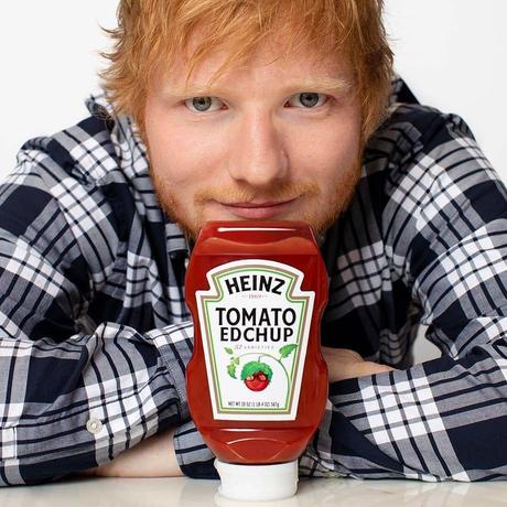 Así es como un mensaje de Ed Sheeran se convirtió en un anuncio de ketchup Heinz