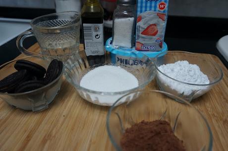Vasitos con crema de galletas oreo