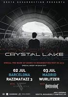 Concierto de Crystal Lake en Barcelona y Madrid