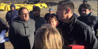 EL JUEZ VISITÓ ALICURÁ Y SE AGUARDA UNA DETERMINACIÓN PARA VER SI SE HABILITA EL VERTEDERO