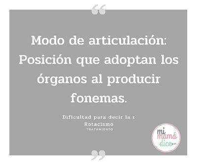 Dificultad para decir la r Dificultad para decir la r