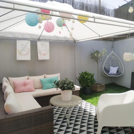 Color y nuevas ideas de decoración en mi terraza
