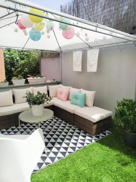 Color y nuevas ideas de decoración en mi terraza