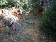 ¿Dónde están los railes del Tren de las vagonetas?