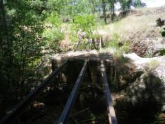 ¿Dónde están los railes del Tren de las vagonetas?