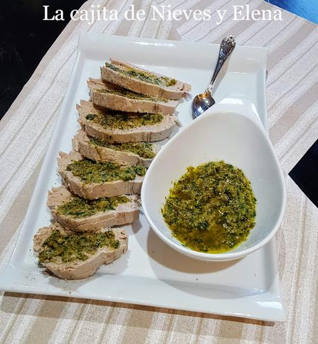 Atún fresco con salsa Atún fresco con salsa