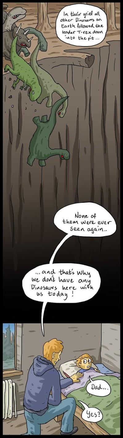 Lies I tell my son (Poorly Drawn Dinosaurs)