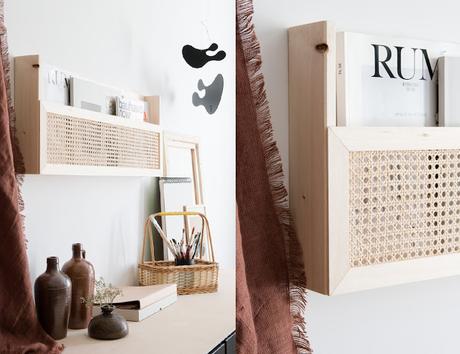 DIY: Revistero cannage