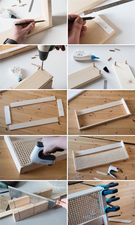 DIY: Revistero cannage