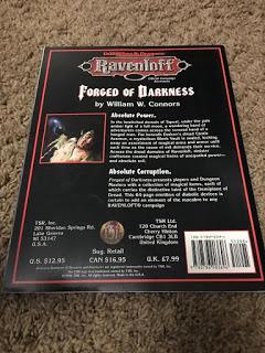 Forged in darkness para Ravenloft (AD&D 2ª ed, 1996)