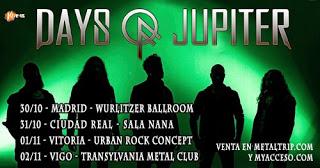 Gira española de Days of Jupiter