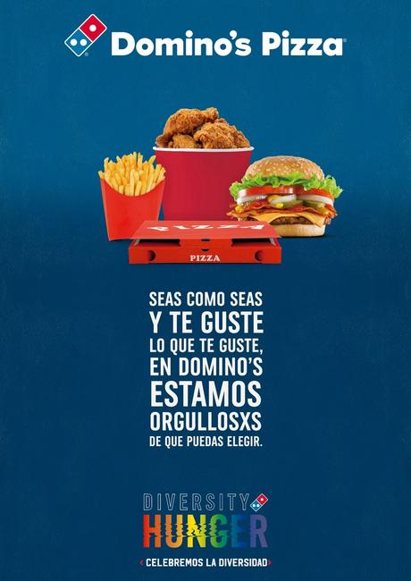 “Estamos orgullosos de que puedas elegir”, la campaña de Domino’s Pizza que incluye a su competencia