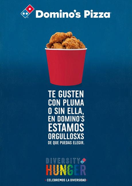 “Estamos orgullosos de que puedas elegir”, la campaña de Domino’s Pizza que incluye a su competencia