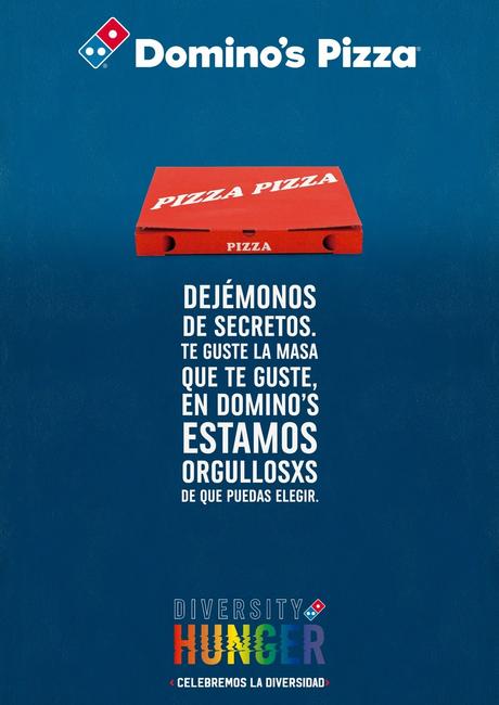 “Estamos orgullosos de que puedas elegir”, la campaña de Domino’s Pizza que incluye a su competencia