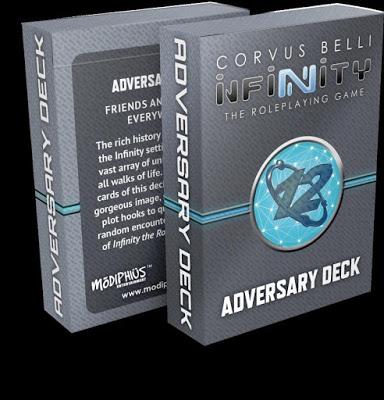 Adversary Card Deck y GM Plot Card Deck para Infinity RPG a la venta Adversary Card Deck y GM Plot Card Deck para Infinity RPG a la venta