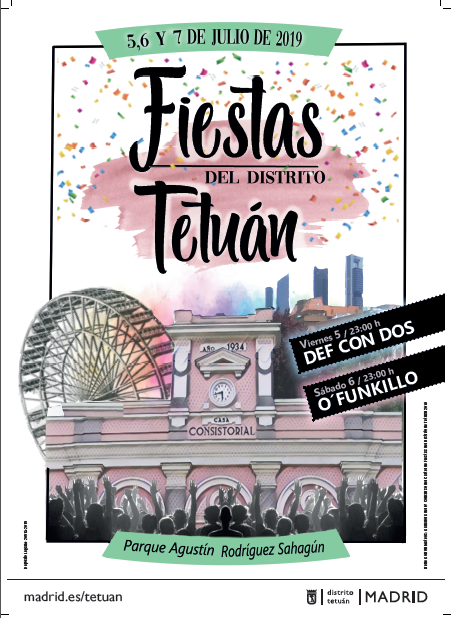 Fiestas de Tetuán 2019: Def Con Dos, O'Funkillo... Fiestas de Tetuán 2019: Def Con Dos, O'Funkillo...