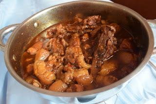 Rabo de Cerdo en Salsa de Vino de Pasas