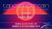 Concierto de Tangerine Dream y Flash Zero en Sala But