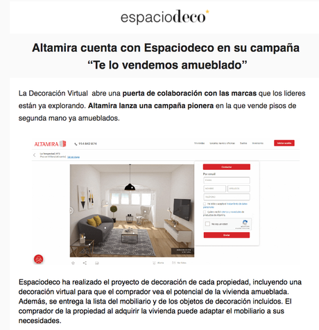 Tu nueva vivienda, mejor amueblada y decorada