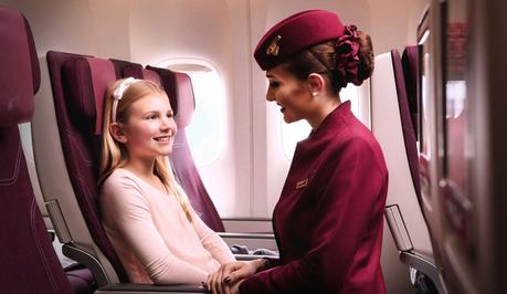 qatar-airways-international-flight-with-kids ▷ Comente sobre 10 consejos para sobrevivir un vuelo internacional con niños con consejos para viajar internacionalmente con niños | Mis hermosas aventuras
