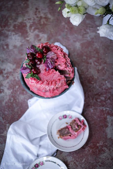 TARTA DE CEREZAS Y LIMAS