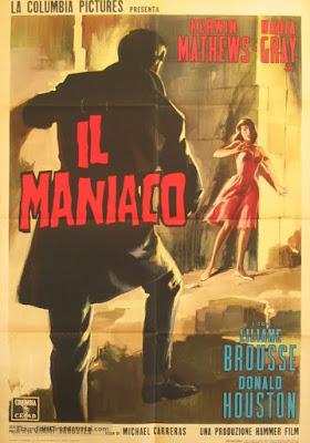 MANIAC (Gran Bretaña, 1963) Psycho killer, Intriga